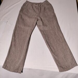 Carol Anderson Collection Linen Pants‎ Sz L (29.5"x29.5" Actual) - Needs Repair